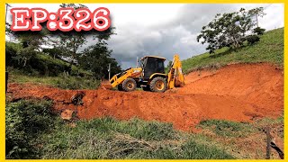 Retroecavadeira JCB 3cx Reformando Represa, Dicas Para Iniciantes