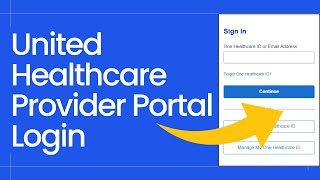 United Healthcare Provider Portal Login (2025) || UHC Medicare Login/Sign In
