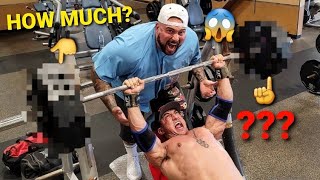 MEX LEE ALMOST DIES MAXING OUT ON BENCH PRESS!