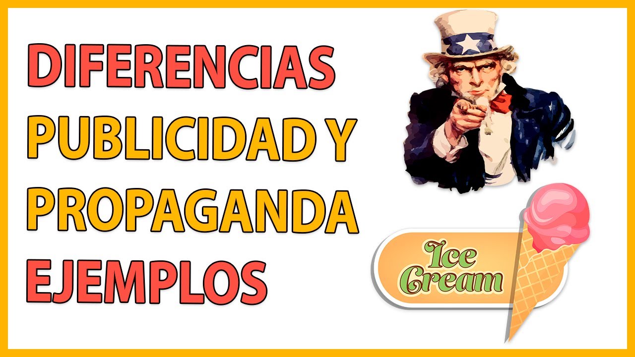 DIFERENCIAS De PUBLICIDAD Y PROPAGANDA 🤔 / EJEMPLOS 😲 - YouTube