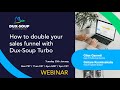 How to double your sales funnel with Dux-Soup Turbo