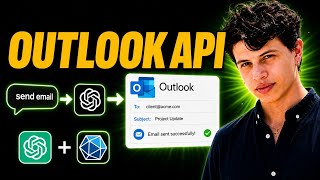 Building an AI agent that sends emails through the Outlook API with a custom UI