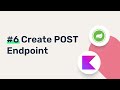 REST API With Spring WebFlux and Kotlin #6  - Create POST Endpoint