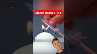 Matchstick Rocket DIY #shorts