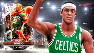 PINK DIAMOND RAJON RONDO GAMEPLAY! IS HE A TOP TIER POINT GUARD IN NBA 2K25 MyTEAM?