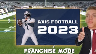 Axis Football 2023 Franchise Mode
