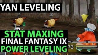 Final Fantasy 9 Walkthrough - PERFECT GAME - POWER LEVELING \u0026 STAT MAXING - Yan Farming Guide