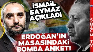 İsmail Saymaz Erdoğan'ın Masasındaki İstanbul Seçim Anketini Açıkladı! Murat Kurum Zorda