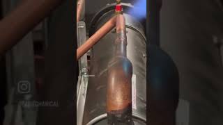 brazing copper Mammoth Unit HVAC Comercial