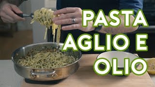 Binging with Babish: Pasta Aglio e Olio from "Chef"