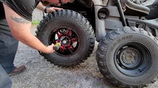 Upgrading Tire for Yamaha Rhino 660