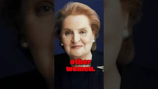 Hell for Unsupportive Women.Albright's Bold Claim#MadeleineAlbright #Feminism #WomenSupportingWomen