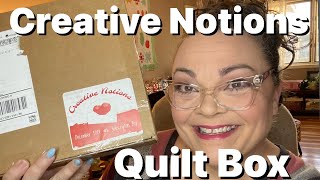 Creative Notions Quilt Box - December 2024