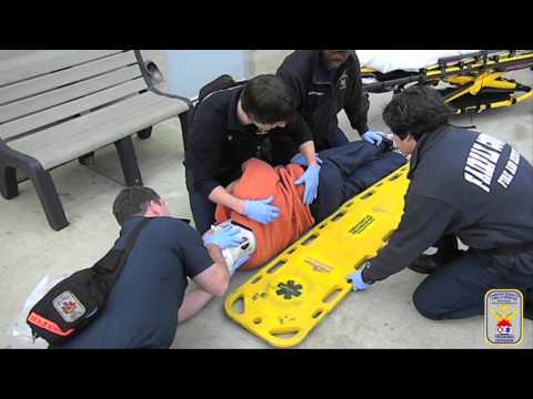 EMS TRAINING - How To Apply Full Spinal Immobilization Using A ...