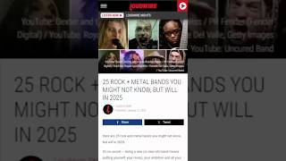 FLAT BLACK in ‘25 Rock + Metal Bands You Might Not Know, But Will In 2025’ #flatblack #loudwire