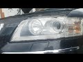 Audi A8 fog lights dismantled