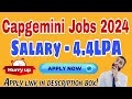 Capgemini Recruitment 2024  Hiring for Freshers  Salary – Rs 4 25 LPA