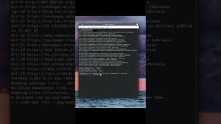 How to upgrade debian from the terminal #shorts