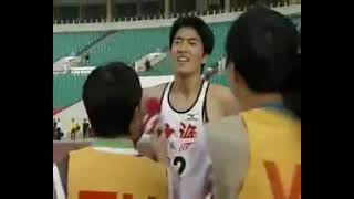 刘翔获2001年九运会男子110米栏冠军