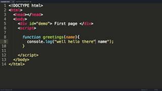 Javascript Tutorial 8 Writing Functions
