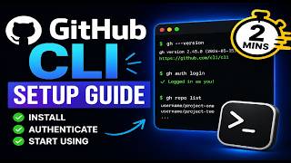 GitHub CLI Setup Guide in 2 Minutes ⚡