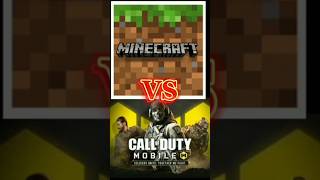 Minecraft VS Call of Duty  #shortsfeed #viral #yessmartypie #gamerfleet
