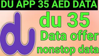 How can I activate du 35 data package?