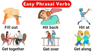 Easy Phrasal Verbs : English Vocabulary | Phrasal Verbs with Sentence | Listen and Learn | ielts