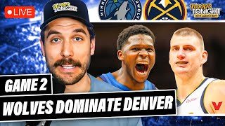 Timberwolves-Nuggets Reaction: Edwards & Wolves DOMINATE, Jokic & Denver done? | Hoops Tonight