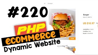 #220 PHP Ecommerce website development | Search query | MVC OOP - Quick programming