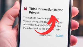 This connection is not private iPhone Safari | This website may be impersonating Problem iPad Fix