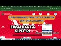 TATA CARA PENGINPUTAN DATA SSD DI EWALIDATA-SIPD RI | PRODUSEN DATA | KABUPATEN KEPULAUAN MERANTI