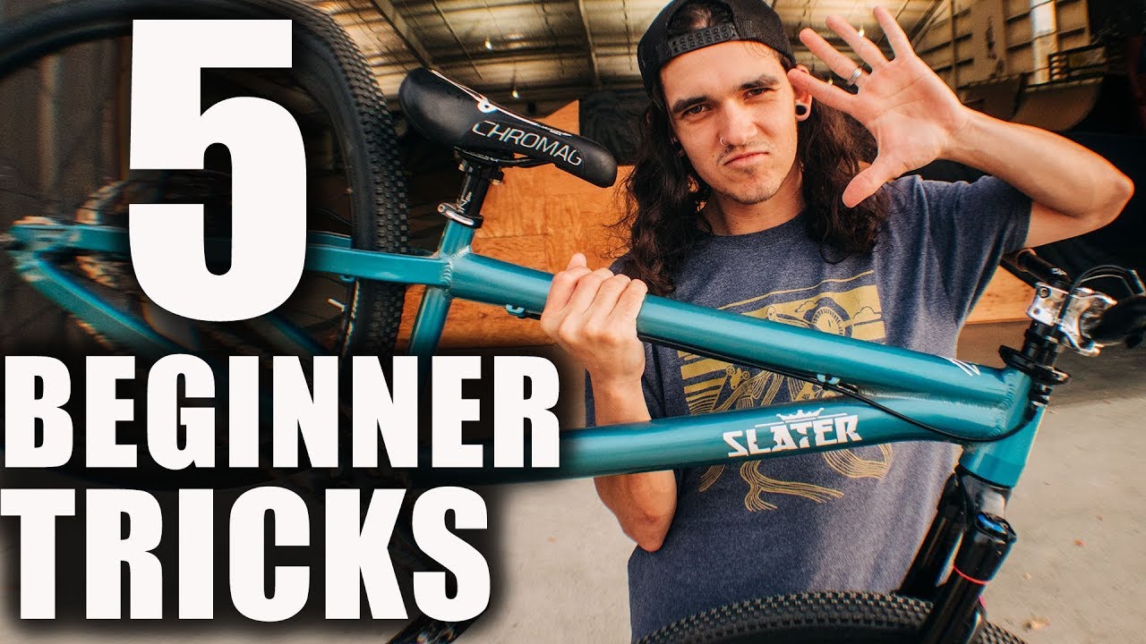 5 Beginner BMX/MTB Tricks! #2 HOW TO - YouTube