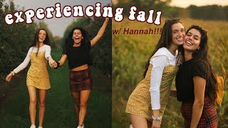 experiencing fall for the first time! ft. Hannah Meloche