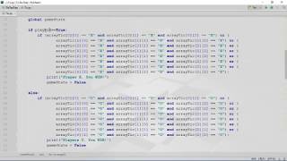 Part 1 Tic Tac Toe Python Game