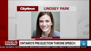 Ontario Throne speech all about pre-election priorities