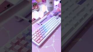 Blueberry Swirl Linear Switches On Ikki68 Aurora Dreamscape Sound Test ASMR #asmrkeyboard #asmr