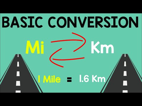 How many miles are in a km?