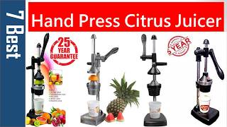 ✅Best Aluminium Hand Press Citrus Juicer | Cold Press Juicer | Citrus Fruit Juicer in India 2024