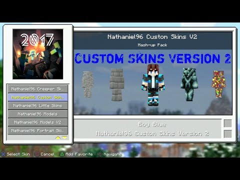 Custom Skins V2 For Minecraft PS3 Edition (No Jailbreak) Custom Skins V2 For Minecraft PS3 Edition (No Jailbreak)