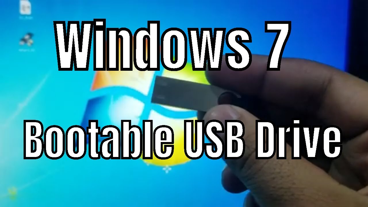 How To Create Bootable USB Windows 7 - YouTube