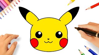 COMMENT DESSINER PIKACHU FACILEMENT ⚡