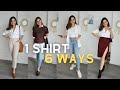 6 Unique and Practical White Shirt Looks | How To Style Button Downs