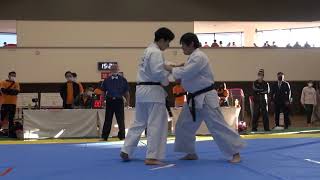 【新極真会】第28回全中部大会　重量級準決勝１　SHINKYOKUSHINKAI KARATE