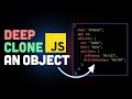 How to deep clone a nested object without using libraries (JavaScript Interview question)