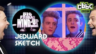 Jedward funny sketch on CBBC with Sam and Mark