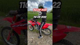 150 CRF VS 110 CRF (Pure SOUND) #honda #150crf #crf #110crf #motocross