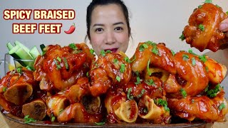 SPICY BRAISED BEEF FEET 🔥 | MUKBANG ASMR | MUKBANG PH