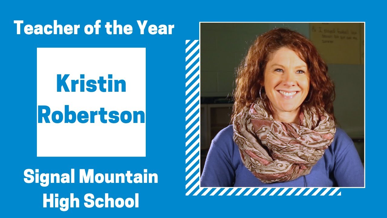 Teacher Of The Year - Kristin Robertson - YouTube