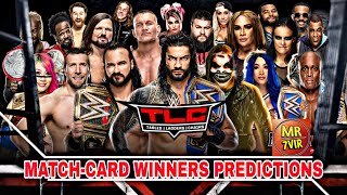 WWE Tlc 2020 - Match Card Winner Predictions || Tlc 2020 Match Card || Winners Superstars